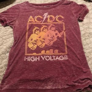 AC/DC band T-shirt